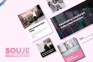 Souje – Personal WordPress Blog Theme
