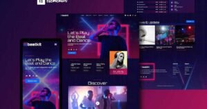 BeatKit – Music Events Elementor Template Kit