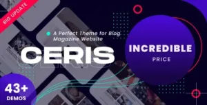 Ceris v5.5 – Ecommerce Magazine WordPress Theme