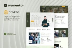 Confins – Business & Finance Consulting Elementor Template Kit