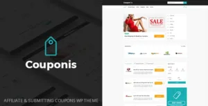 Couponis v3.1.9 – Affiliate & Submitting Coupons WordPress Theme