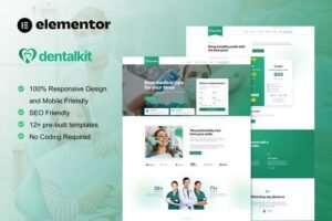 Dentalkit – Dentist & Medical Service Elementor Template Kit
