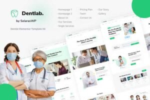 Dentlab – Dentist & Dental Clinic Elementor Template Kit
