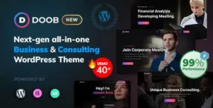 Doob v2.0.4 – Business & Consulting WordPress Theme