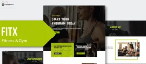 Fitx – Fitness & Gym Elementor Template Kit