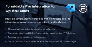Formidable Forms integration for wpDataTables v1.3.6