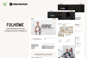 Fulhome – Home Renovations & Repair Company Elementor Pro Template Kit