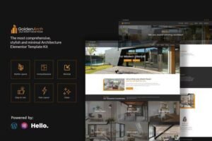 GoldenArch – Real Estate Elementor Template Kit