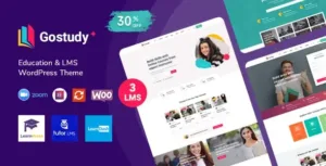 Gostudy v2.5.3 – Education WordPress Theme