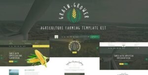 Grain Grower – Agriculture Farm & Farmers Elementor Template Kit