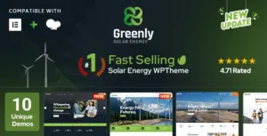 Greenly v7.8 – Ecology & Solar Energy WordPress Theme
