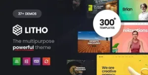Litho v3.0 – Multipurpose Elementor WordPress Theme