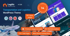 Logitic v1.1.1 – Transportation & Logistics WordPress Theme