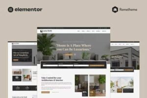 Luxxy – Luxurious Interior & Architecture Elementor Pro Full Site Template Kit