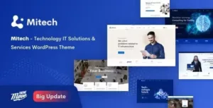 Mitech v2.2.0 – Technology IT Solutions & Services WordPress Theme