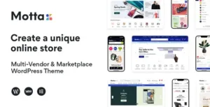 Motta v1.5.1 – Multi-Vendor and Marketplace WordPress Theme