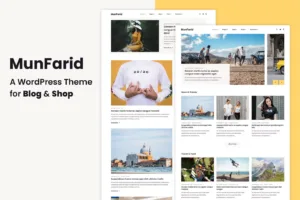 Munfarid – A WordPress Theme For Blog & Shop