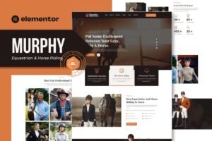 Murphy – Equestrian & Horse Riding Elementor Template Kit