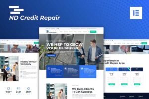 ND Credit Repair – Finance Company Elementor Template Kit