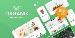 Organik v3.4.0 – Organic Food Store WordPress Theme