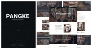 Pangke – Barbershop Template Kit