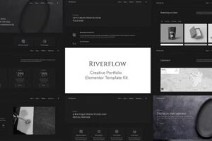 Riverflow – Creative Portfolio Elementor Template Kit
