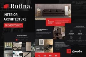 Rufina – Interior Architecture Elementor Template Kit