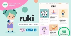 Ruki v1.4.7 – A Captivating Personal Blog Theme