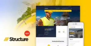 Structure v7.4.0 – Construction Industrial Factory WordPress Theme