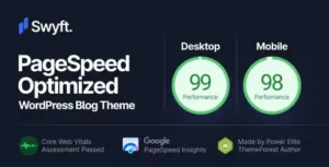 Swyft v1.0.6 – PageSpeed Optimized WordPress Blog Theme