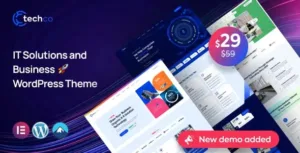 Techco v1.0.2 – IT Solutions & Business WordPress Theme