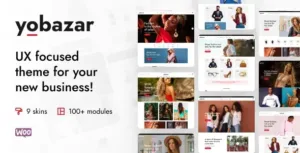 Yobazar v1.6.0 – Elementor Fashion WooCommerce Theme