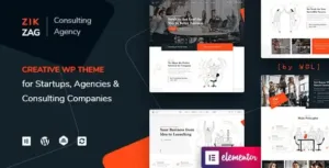 ZikZag v1.4.8 – Consulting & Agency WordPress Theme
