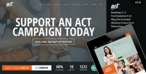Act – Nonprofit Charity Theme 3.1.4