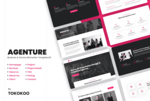 Agenture | Digital Agency & Startup Elementor Template Kit