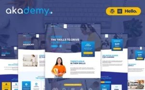 Akademy – Online Courses Elementor Template Kit
