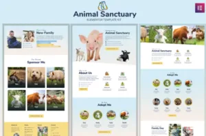 Animal Sanctuary – Non-Profit Template Kit