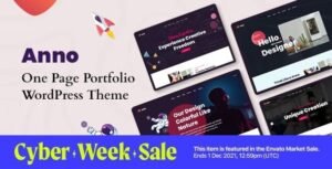 Anno – One Page Portfolio WordPress Theme 1.0.5