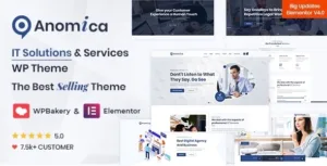 Anomica – IT Solutions and Services WordPress Theme 4.3