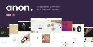 Anon v2.2.10 – Multipurpose Elementor WooCommerce Themes