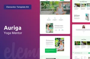 Auriga — Health Coach & Yoga Mentor Elementor Template Kit
