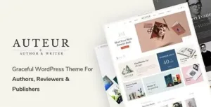 Auteur v8.1 – WordPress Theme for Authors and Publishers