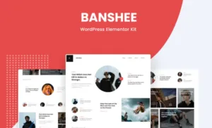 Banshee – News & Magazine WordPress Elementor Template Kit