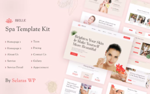 Belle – Spa Massage & Wellness Elementor Template Kit