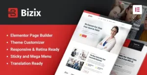 Bizix v2.2.0 – Corporate and Business WordPress Theme