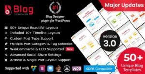 Blog Designer PRO for WordPress v3.4.8