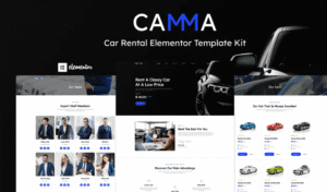 Camma – Car Rental Elementor Template Kit