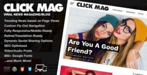 Click Mag – Viral WordPress News Magazine/Blog Theme 3.6.0