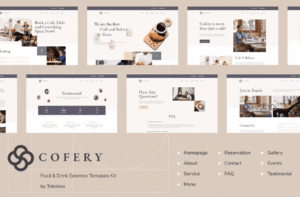 Cofery | Restaurant & Cafe Elementor Template Kit
