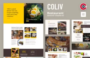Coliv – Restaurant Template Kit